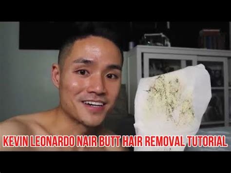 kevin leonardo video nair|Kevin Leonardo Nair BUTT Hair removal tutorial video